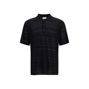 Laneus Men Lightweight Jacquard Polo